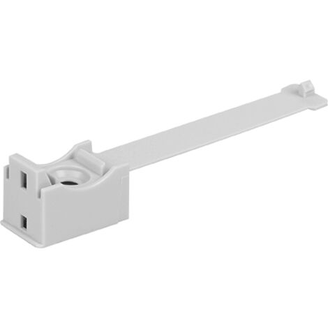 Base a collare CLICK doppio diametro per fissaggio tubi Ø16-20mm - Confezione da 100
