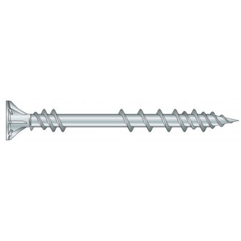 Viti per terrazzi in legno di conifera - Inox A2 - Torx 5x70mm - T25 - Confezione da 300