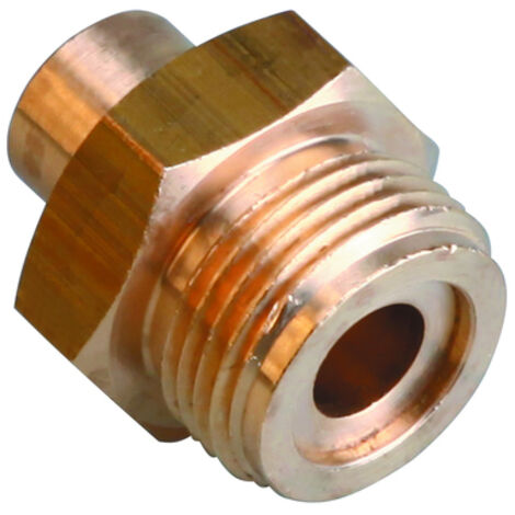 Raccordo a gas butano propano 20x150 Maschio - da saldare rame Ø14