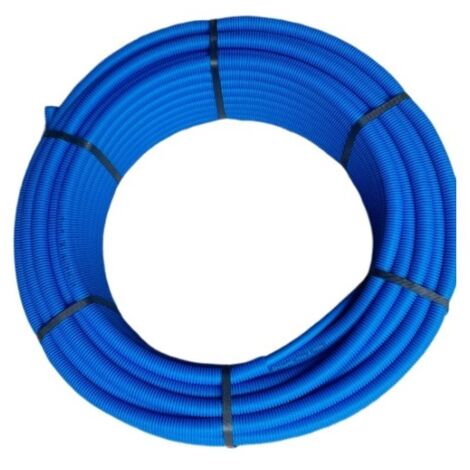 Tubo PER pre-isolato blu Ø12 - Corona da 50m