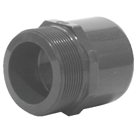 Raccordo fer - PVC pressione maschio a vite - femmina da incollare 15x21 25x20