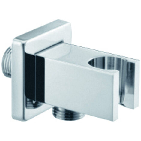 Support Per Doccia Con Presa D acqua A Parete Fissaggio Quadrato Cromato support-per-doccia-con-presa-d-acqua-a-parete-fissaggio-quadrato-cromato