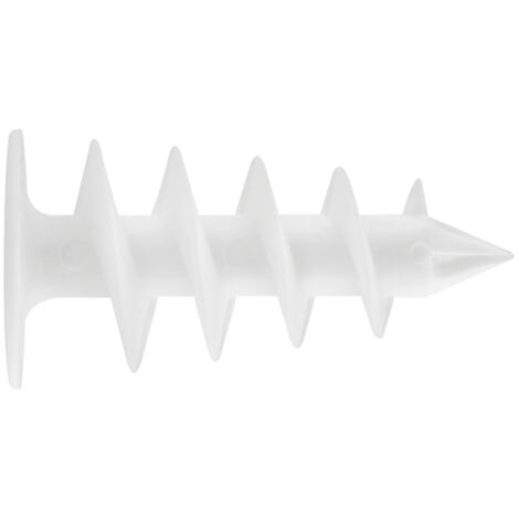 Tassello a spirale per il fissaggio su pannelli isolanti - Nylon 25 x 50 - Confezione da 50 pezzi