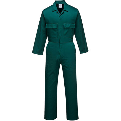 Combinaison Euro Work Couleur : Vert Bouteille Taille S - Portwest