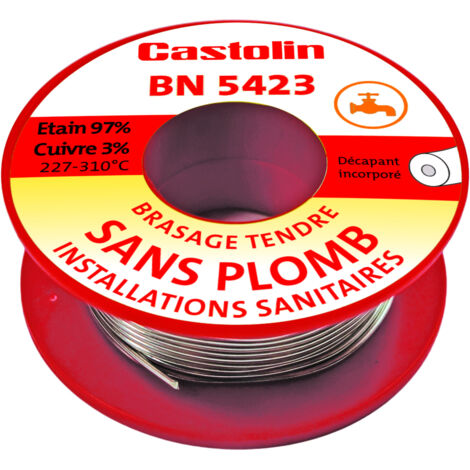 Bobina 5423 - lega di stagno rame al 3% con anima decapante 500g