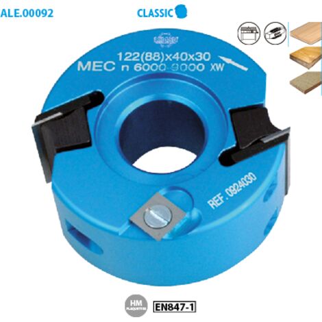 Portautensili per profilare/lamare Classic ø 90 Diametro foro 30 Altezza 40 Numero di tagli 2+V2
