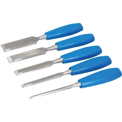 Silverline Scalpello a legno set a 5 pezzi