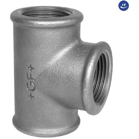 Té uguale Fonte Zincata FFF 50x60