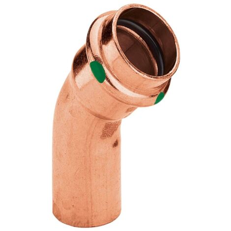 VIEGA 2426.1 Curva 45° Maschio/Femmina Ø28 In Rame A Pressare - 292522