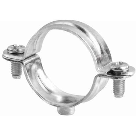 Collare semplice M6 - Zincato 60 mm - Confezione da 50