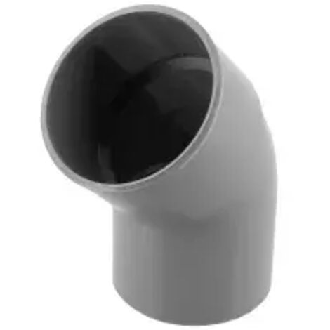 Gomito in PVC per scarico 45° maschio femmina Ø63