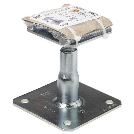 Piede di palo "pronto da fissare" KIT FIX APB 100x100mm - spessore 4mm