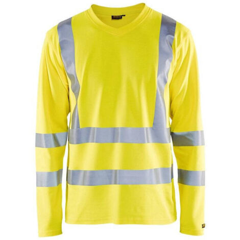 Maglietta J2X Fitness Hi Viz – Giallo Alta Visibilità Per Corsa E Ciclismo, Unisex, Maniche Corte
