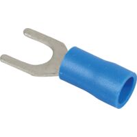 Confezione da 50 morsetti a forcella da 1,5 a 2,5 mm² - Blu Øvis: 4 mm
