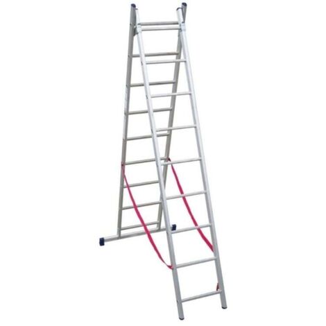 FACAL - Échelle transformable aluminium 2 plans Stilo – Longueur 3 à 5 m - Longueur déployée 4,26 m