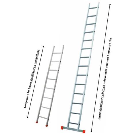 FACAL - Échelle Simple Aluminium GS - L 3,49 m