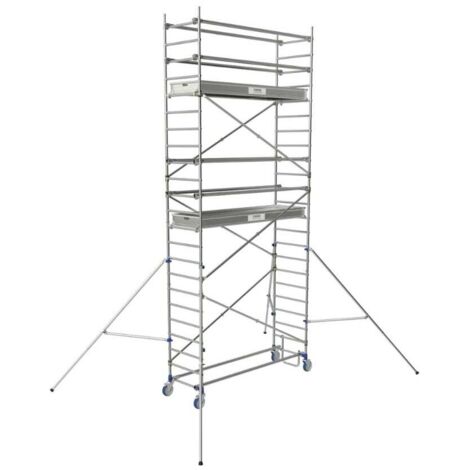 Echaffaudage roulant aluminium CROSS 250 - Hauteur travail max 6.85M - 26404750