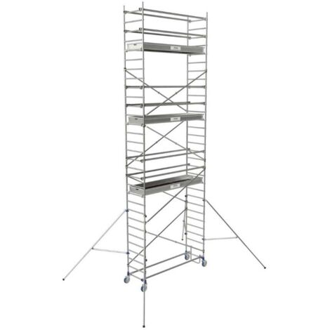 Echaffaudage roulant aluminium CROSS 250 - Hauteur travail max 8.85M - 26404770
