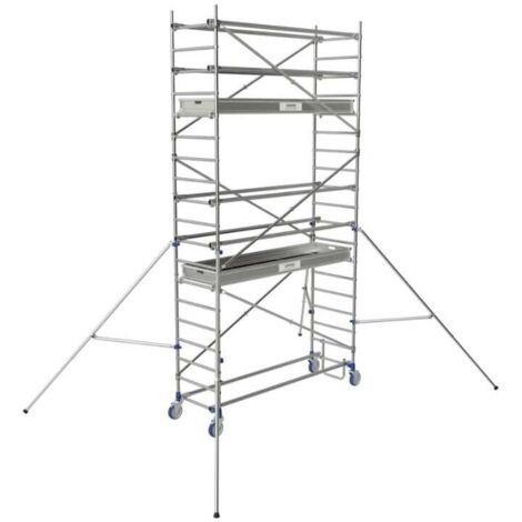 Echaffaudage roulant aluminium CROSS 250 - Hauteur travail max 5.85M - 26404740