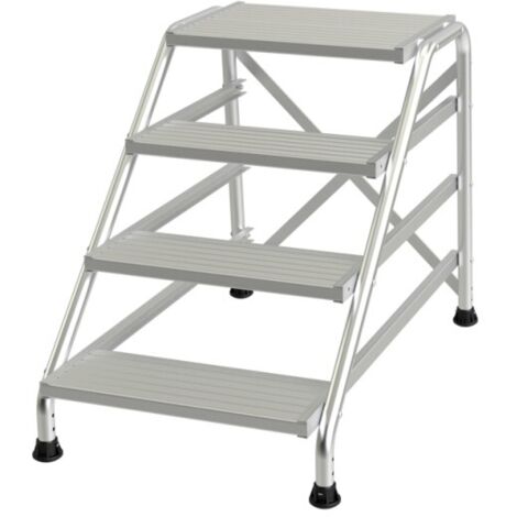 Marchepied extra large Modul, 4 marches, hauteur de travail maxi 2,80 m - TUBESCA (1/2)