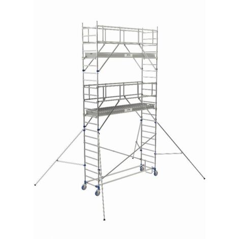 Tubesca Comabi – Garde corps monobloc 1,8 m pour échafaudage Totem 180 – Hauteur 2,2 m – Largeur 0,7 m – 20400062