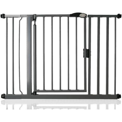 Bettacare Auto Close Stair Gate, 103.8cm - 110.8cm, Slate Grey, Pressure Fit Safety Gate, Baby Gate