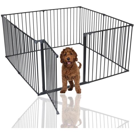 Bettacare Pet Pen, 144cm x 144cm, Black, 70cm High, Dog Pen for Pets and Puppies, Dog Playpen suitable for Indoor and Outdoor use
