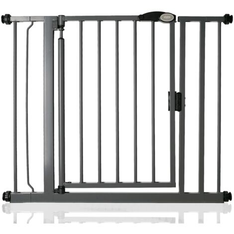 Bettacare Auto Close Stair Gate, 89.4cm - 96.4cm, Slate Grey, Pressure Fit Safety Gate, Baby Gate