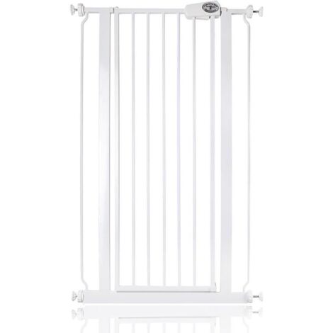 Bettacare Child and Pet Gate Narrow, 68.5cm - 75cm, White, Extra Tall Gate 104cm in Height, Narrow Pressure Fit Stair Gate