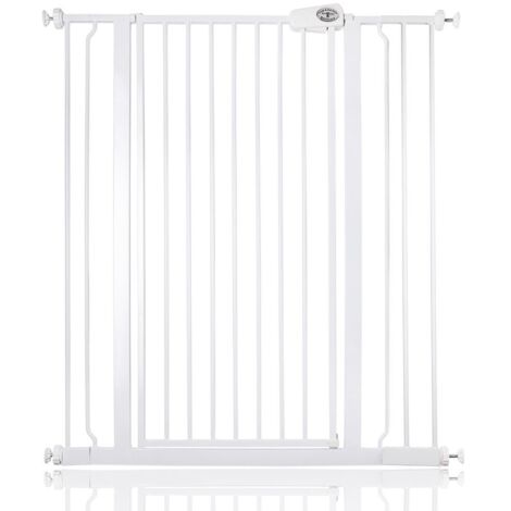 Bettacare Child and Pet Gate, 94.3cm - -101.9cm, White, Extra Tall Gate 104cm in Height, Pressure Fit Stair Gate