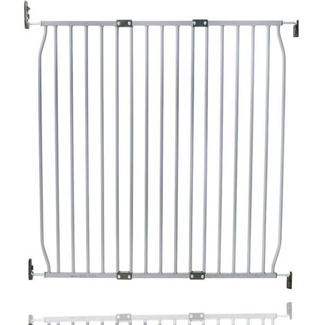Safetots Eco Screw Fit Baby Gate, Grey, 100cm - 110cm, Stair Gate for Toddler and Baby, Screw Fit Safety Barrier