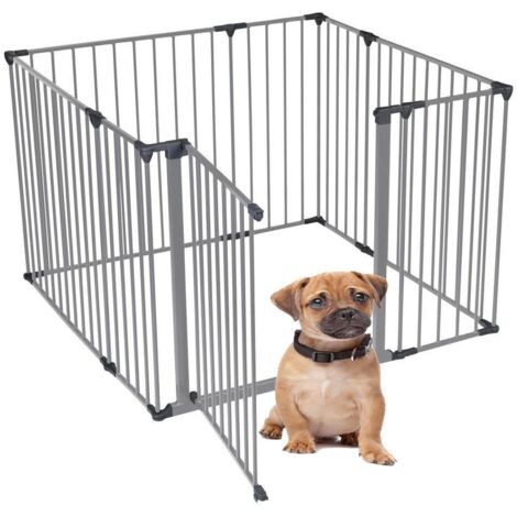 Bettacare Pet Pen, 105cm x 105cm, Grey, 70cm High, Dog Pen for Pets and Puppies, Dog Playpen suitable for Indoor and Outdoor use