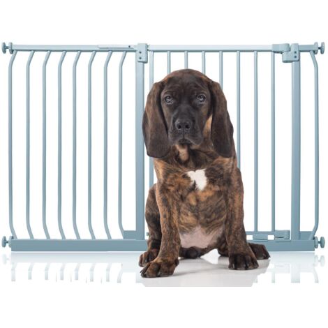 Bettacare Elite Pressure Dog Gate, 125cm - 134cm, Matt Grey, Pressure Fit Pet Gate for Dog and Puppy