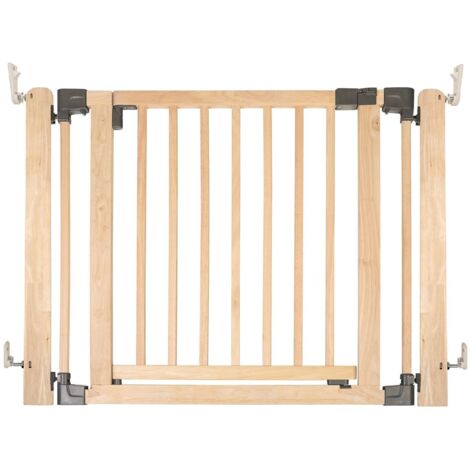 Safetots Wooden Multi Panel Room Divider, up to 96cm, Natural Wood, 76cm Tall, Flexible Room Divider for Baby and Toddler