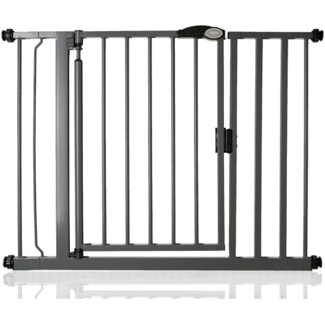 Bettacare Auto Close Stair Gate, 96.6cm - 103.6cm, Slate Grey, Pressure Fit Safety Gate, Baby Gate (1/5)