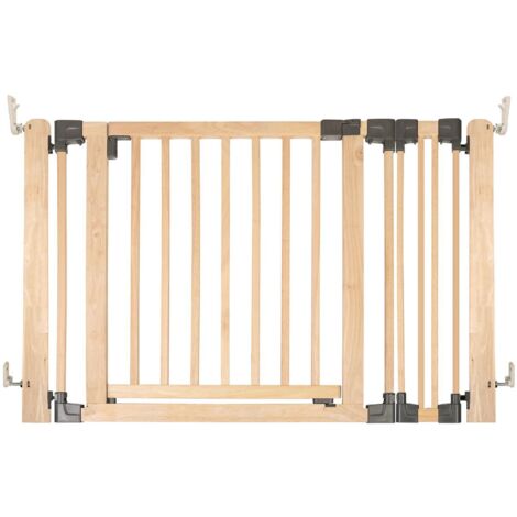 Safetots Wooden Multi Panel Room Divider, up to 116cm, Natural Wood, 76cm Tall, Flexible Room Divider for Baby and Toddler