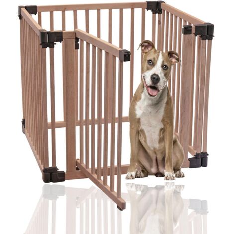 Bettacare Wooden Dog Pen, 80cm x 80cm, Natural Wood, 76cm High, Dog Pen for Pets and Puppy, Dog Playpen, Indoor Dog Yard
