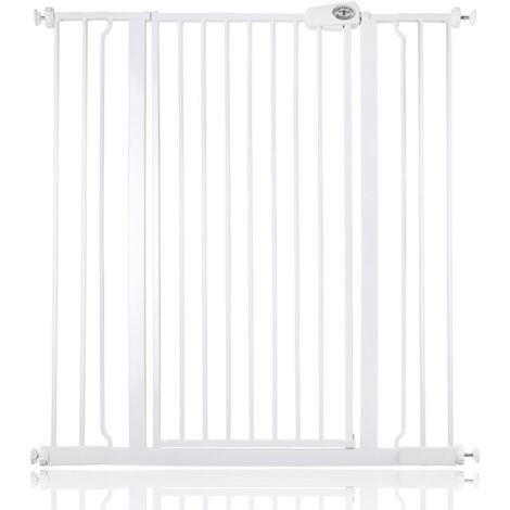 Bettacare Child and Pet Gate, 100.8cm - 108.4cm, White, Extra Tall Gate 104cm in Height, Pressure Fit Stair Gate