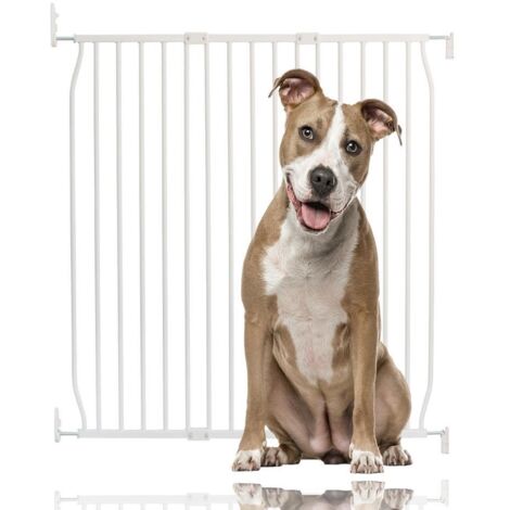 Bettacare Eco Screw Fit Pet Gate, White, 100cm - 110cm, Screw Fitted Dog Gate, Safety Gate for Puppy (1/4)