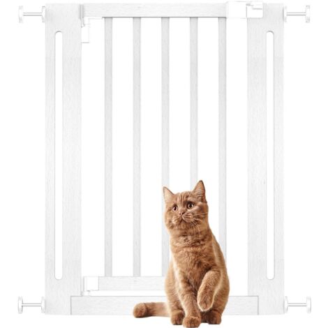 Bettacare Wooden Elegance Dog Gate, White, 63cm - 71cm, Pressure Fit Pet Gate for Puppy, Dog and Pet, Easy Installation (1/4)