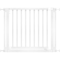 Safetots Wooden Elegance Gate, White, 95cm - 103cm, Pressure Fit Safety Gate, 73cm Extra Wide Doorway, Easy Installation