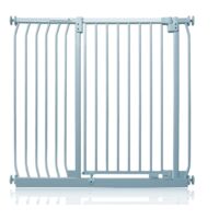 Safetots Extra Tall Elite Safety Gate, 107cm - 116cm, Matt Grey, Extra Tall 96.8cm in Height, Pressure Fit Stair Gate