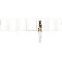 Bettacare Premium Multi Panel Flexible Pet Barrier, up to 370cm Wide, White, 70cm High