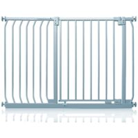 Safetots Elite Pressure Safety Gate, 116cm - 125cm, Matt Grey, Pressure Fit Stair Gate