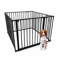 Bettacare Pet Pen, 92cm x 92cm, Black, 70cm High