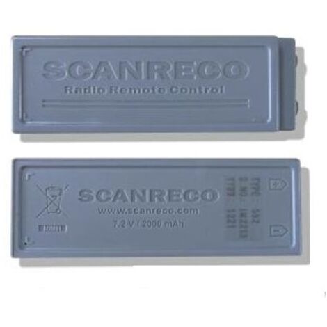 Batería Scanreco 592 de 7,2 V y 2000 mAh