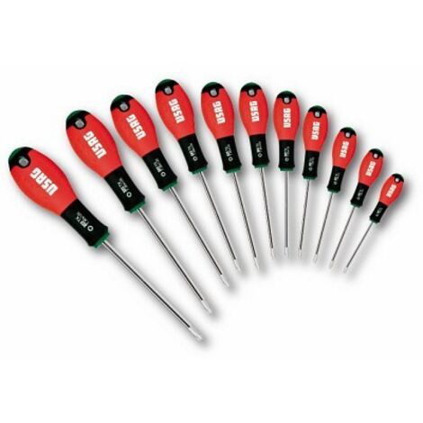 322 TX/S11 USAG Juego de destornilladores Torx® de 11 piezas