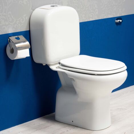 WC monoblocco con cassetta copriwc incluso serie Orient