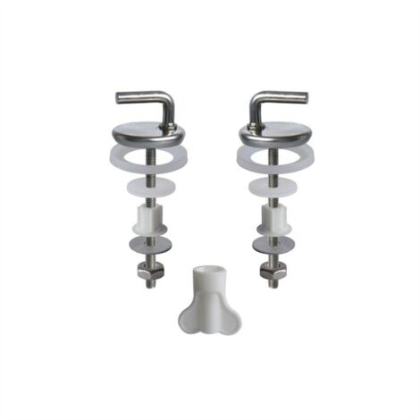 2 pezzi cerniere di ricambio universali for sedile WC, set