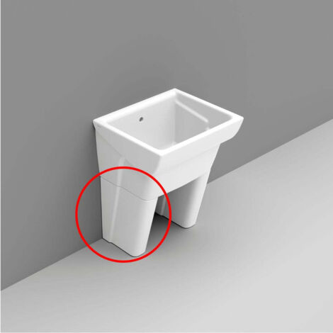 Piedino singolo in ceramica per lavatoio Messico 60 cm – Dolomite